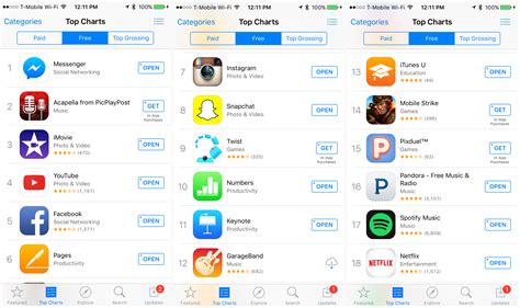 free apps app store ranking